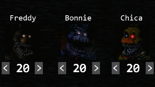 FNAF 4 监控版全20，惜败