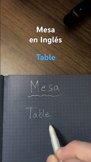 Mess en Inglés | Aprende a decir ‘Table’ #esl #aprenderinglés