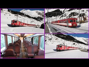 Matterhorn Gotthard Bahn (MGB) Sportzug: Dieni - Sedrun (- Disentis/Mustér) Deh 4/4 23 | 2025.02.