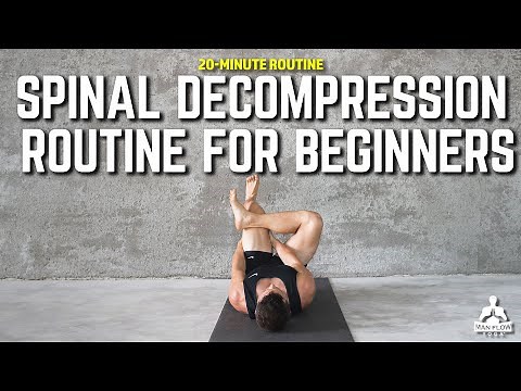20-Minute Spinal Decompression Routine for Beginners | #yogaformen