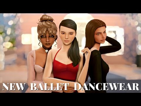 🦢🩰NEW Maxis Match Ballet CC! | Caio - Douce | The Sims 4🩰🦢