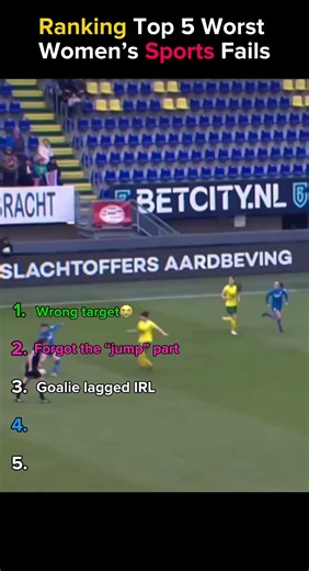 Ranking Top 5 Women’s Sports Fails #funny #shorts #ranking #top5 #sports #fails