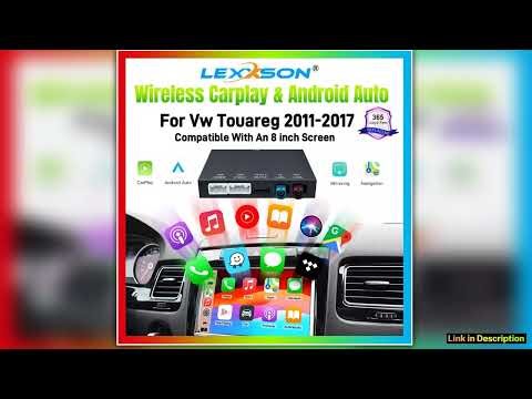 Wireless CarPlay Retrofit Box For Volkswagen Touareg RNS850 20112017 8 Inch Android Auto For Apple