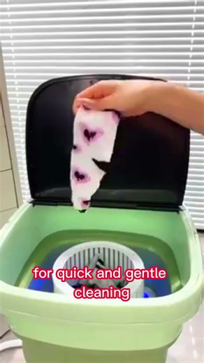 Foldable Mini Washer | Clean Clothes Anywhere #lifehacks #gadgetfinds #gadgets #dailyuse #gems