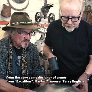 57 reactions | Adam Savage works with legendary armorer Terry English to craft a suit of armor inspired by King Arthur. Watch Adam Savage's Armor Build exclusively on VRV! | VRV | Facebook