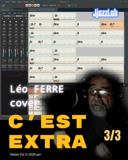 C'EST EXTRA - Léo FERRE #cover #shorts #pop 3/3