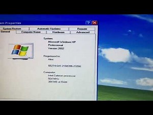 Compaq Presario 5000 with a fresh install of Windows XP Professional