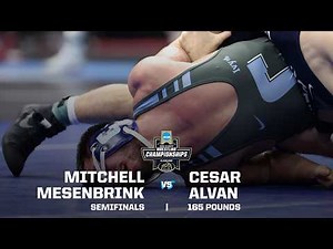 Mitchell Mesenbrink vs. Cesar Alvan: 2026 NCAA wrestling semifinals (165 pounds)