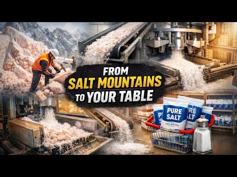 Inside the Salt Industry | Mining, Cleaning & Packing Process