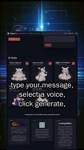 "FakeYou: Turn Text to Speech in Any Voice for Free"
