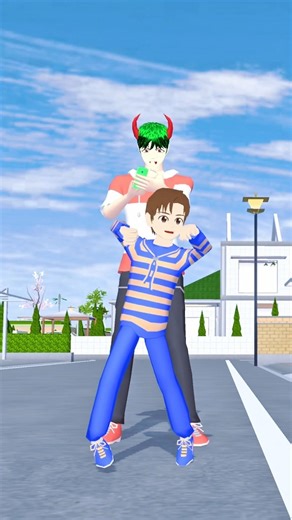 Eascaped from the ghost stole my dancing yuta 🤣🥵😂🤣#sakuraschoolsimulator #funnyanimation #trending