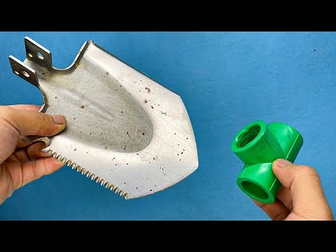 Don't throw away broken shovels! How to make a shovel handle from PVC pipe at home