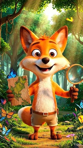 Meet the Talking Fox! 🦊 | Fun 3D Animated Short
