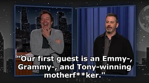 Jimmy Fallon and Jimmy Kimmel reveal the backstage footage of their April Fools show swap prank