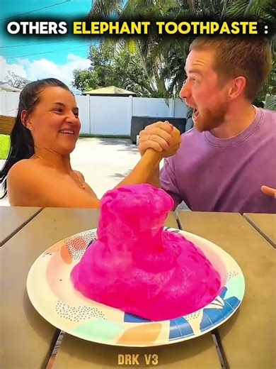 Others elephant toothpaste Vs This One ☠️