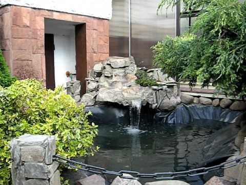 How to make a Waterfall from fibreglass - cool water feature for every garden