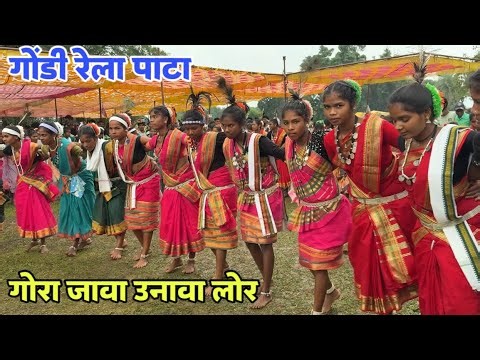 गोंडी रेला पाटा | गोरा जावा उनावा लोर | पारंपरिक रेला नृत्य 2025 | Gondwana Tribal Dance@spmarkam