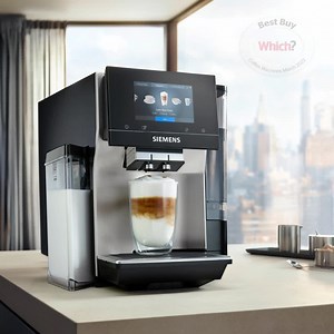 3.9K views · 11 comments | The Siemens EQ700 fully automatic coffee machine has received a Which? Best Buy for its innovative features. It is simple to use with an intuitive full-touch display and can store individual preferences for your perfect coffee. Choose from up to 30 international coffee specialties through the Home Connect app and get your machine to prepare your drink from wherever you are – perfect for those slower starts in the morning. | Siemens Home | Facebook