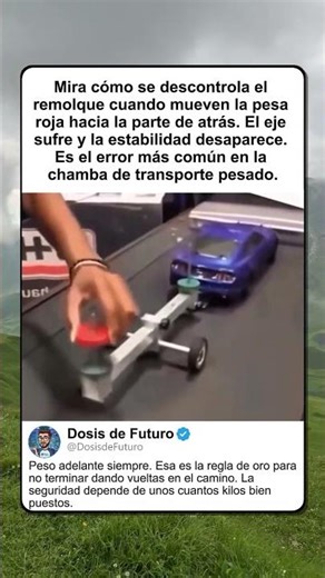 DISTRIBUCIÓN DE PESO EN EL REMOLQUE