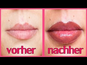 Große Volle Lippen Schminken
