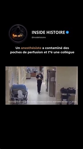 Inside Histoire on Instagram: "À une date en 2022, le Dr Raynaldo Rivera Ortiz Jr., anesthésiste au Baylor Scott & White Surgicare de North Dallas, a été filmé par des caméras de surveillance en train de manipuler des poches de perfusion intraveineuse (IV). On le voit déposer une poche dans un bac chauffant après y avoir discrètement injecté une substance étrangère. Cet acte faisait partie d’une série de contaminations délibérées survenues entre mai et août 2022. Ortiz a falsifié des poches IV e