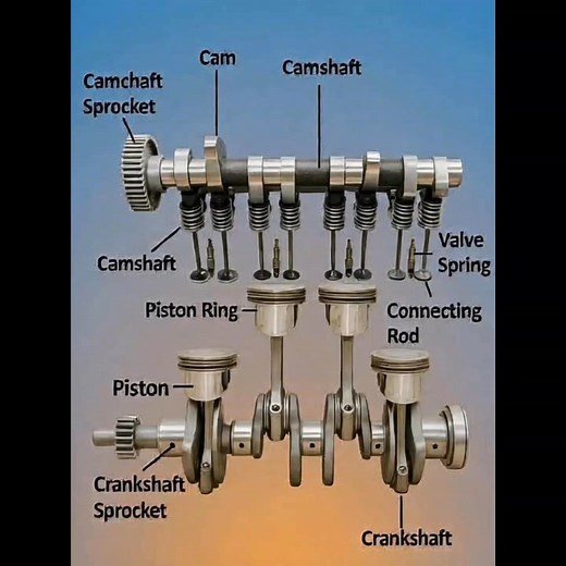 Mechanical engineering lessons ongoing here on our Page. #mechanic #camshaft #mechanical #crankshafts #twostroke #automotive #engineering #gearbox #turbo | Mechanics And Electricity