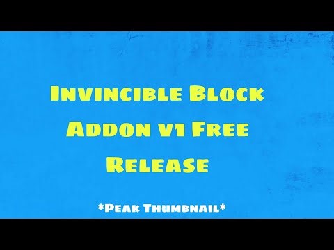 Invincible Block Addon V1 Free Release [ Minecraft Bedrock 1.21.80+ ]