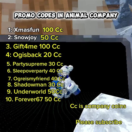 Promo codes in animal company #animalcompany #comedyvideos #fypシ #vr #fypシ゚viral #funny #shorts