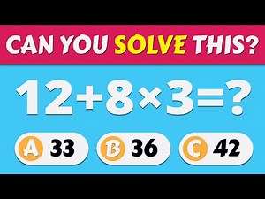 68 Ultimate Math IQ Challenge 🔥 | Easy to Impossible Math Quiz for Genius Minds | Quiz Ferret
