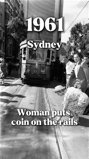 Tram on Busy City Street, Australia, 1955 | Colorized Archival Footage