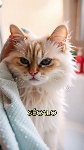 🛁 Bañar tu Gatito ¡Guía Fácil! #BañarGatos #CuidadoFelino #GatosSaludables #HigieneFelina