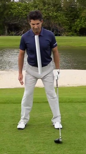 Improving Golf Swing Posture with a Secondary Tilt