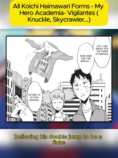 All Koichi Haimawari forms - My hero academia - Vigilantes( Knuckle,skycrawler...) #animeexplained part 02