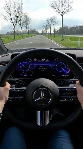 Mercedes EQE 2023 acceleration 0-100 | EQE 350+ Sport mode | 292 hp RWD