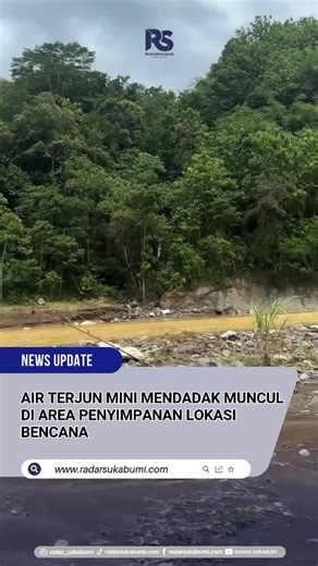 Fenomena Air Terjun Mini Pascabencana