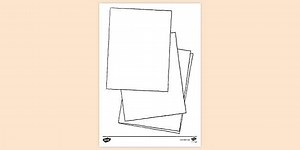 Paper Colouring Sheet