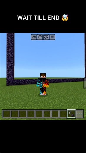 Nether portal ignite 🤯#minecraft #gaming #shorts