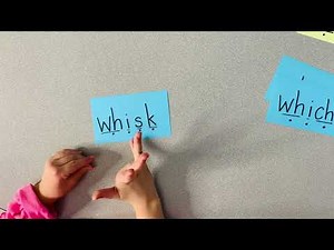 Whole word or Final Blending (phonics decoding)
