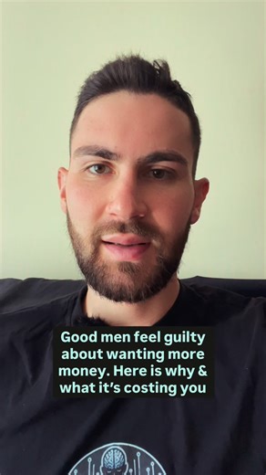 Ege Tanboga | Data-Driven Inner Work on Instagram: "Why good men feel guilty about wanting more money 👇 One of my 1:1 clients was earning more than he ever had and felt almost embarrassed saying it out loud. Every time he thought about earning more, his brain went: “I don’t need more.” “The apartment is fine.” “I should just put it in my pension and be sensible.” On the surface, this reasoning sounded noble. Underneath, it was running on a faulty belief system: “Money is like a pizza. I’ve had