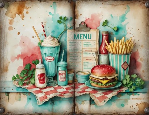 Retro Kitchen Recipes Junk Journal Kit: Vintage Cooking Ephemera (PDF & JPG Downloadable Files) - Etsy