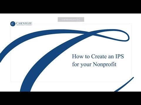 How to Create an Investment Policy Statement that Guides Your Nonprofit's Financial Success