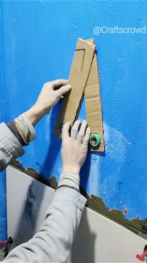 Amazing Modular Bathroom Tile Installation Skill! 😲 | Crafts Crowd #youtubeshorts #trending #shorts