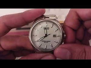 Como configurar citizen wr 100 calendario perpetuo, eco drive.