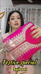Myntra ✨ Festive wear Special Suit Set ✨ Kurta With Dupatta Set #myntra #unboxing #ytshort #yt