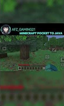 5 Setting to convert pocket to java edition in minecraft || 😤 #gaming #minecraftjava #afz_gaming21