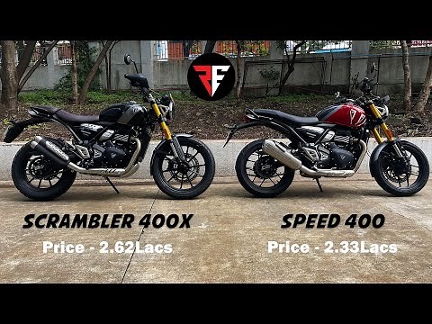 Triumph Scrambler 400x v/s Speed 400 - Which one should you buy? | Rev Explorers