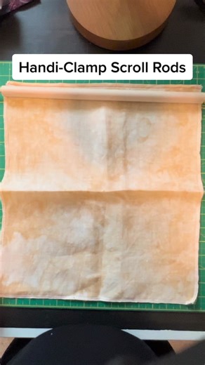 Heres a quick and easy tutorial on the Frank A. Edmunds Handi-Clamp Scroll rods. They sell the rods separately and you can use your own spreader bars. They are SO EASY to use. Qsnap meets scroll rod for this awesome cross stitch setup. #stitch #stitchersoftiktok #scrollrod #easydiy #crossstitchoftiktok #crossstitch #handiclamp #qsnapscrollrod