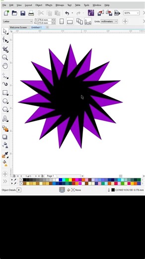 3D object design in CorelDRAW using polygon tool | Coreldraw tutorial | coreldraw tips & tricks