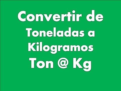Convert Tons to Kilograms
