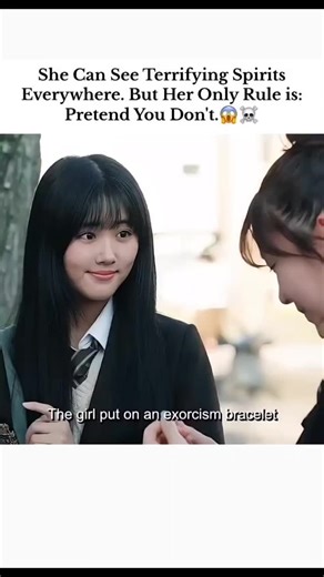 Reel creator on Instagram: "Title: Mieruko-chan (Live Action) 👻👁️ ​Director: Yuki Tanada ​Genre: Horror, Comedy, Supernatural ​Runtime: Approx. 110 minutes ​Language: Japanese ​Release Date: 2025 (Japan) ​Cast: Saki Nanase, Mizuki Kayashima, Ryubi Miyase ​Plot Summary: A high school girl named Miko (Anna in your clip) suddenly gains the ability to see horrific ghosts and spirits. To maintain a normal life and protect her best friend, she adopts a strict rule: act as if she can't see them at al